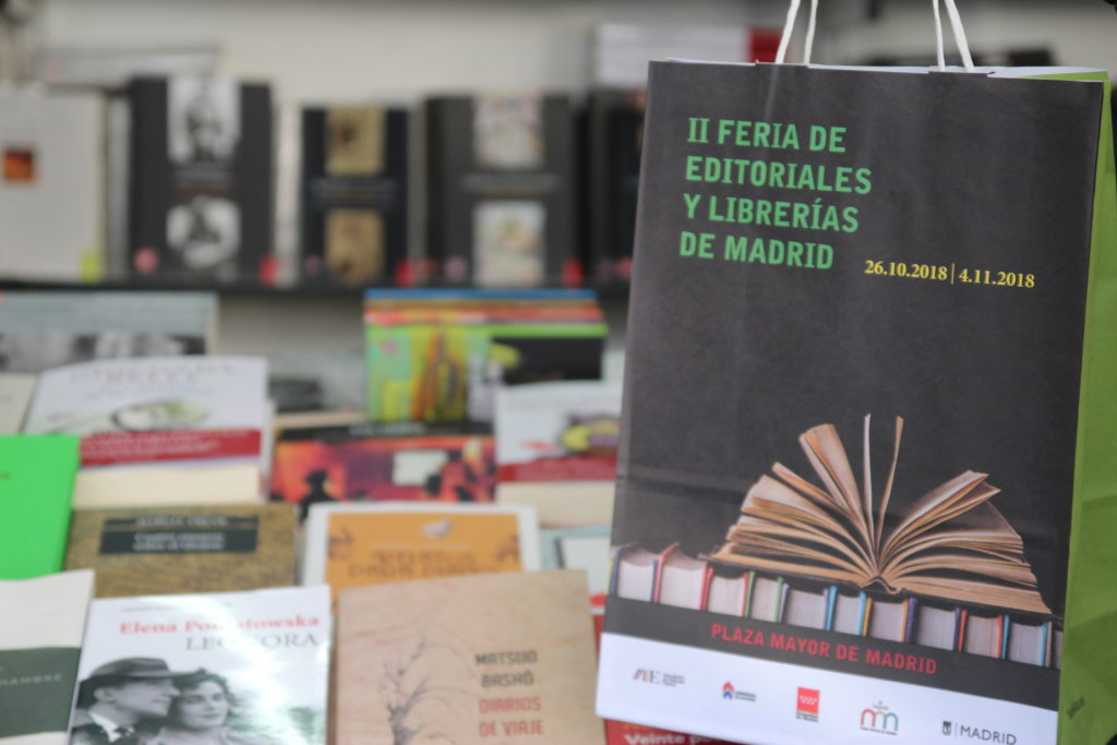 Feria de Editoriales y Librerías de Madrid Plaza Mayor 2018